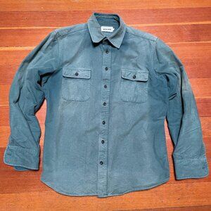 Taylor Stitch Yosemite Shirt Deep Ocean Blue-Green Men's Small/38 Rrp $138